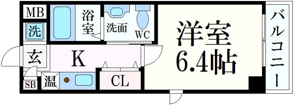 甲南山手駅 徒歩4分 7階の物件間取画像